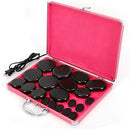 PIEDRAS VOLCÁNICAS CON MALETIN CALENTADOR 20PCS