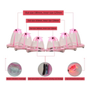 VACUMTERAPIA ROSADO 06 COPAS PINK INFRARROJO