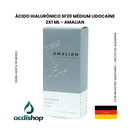 ÁCIDO HIALURÓNICO SF20 MÉDIUM LIDOCAÍNE 1ML X 02 UND. - AMALIAN