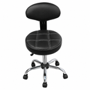 TABURETE REGULABLE CON RESPALDAR RODABLE X 01 UND. - NACIONAL