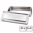CAJA DE INSTRUMENTO ACERO QUIRÚRGICO X 01 UND. - NACIONAL