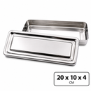 CAJA DE INSTRUMENTO ACERO QUIRÚRGICO X 01 UND. - NACIONAL