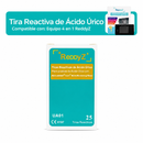 TIRAS REACTIVAS DE ACIDO URICO (UA01) X 25 UND - REDDYZ