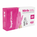 GUANTE DE NITRILO (ROSADO) X 100 UND. - ROYALE GLOVES
