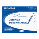 JERINGA ESTÉRIL 10ML (AGUJA, 21 G X 1, 1/2) X 100 UND. - ALKHOFAR