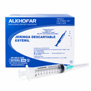 JERINGA ESTÉRIL 10ML (AGUJA, 21 G X 1, 1/2) X 100 UND. - ALKHOFAR