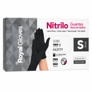 GUANTE DE NITRILO (NEGRO) X 100 UND. - ROYALE GLOVES