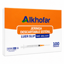 JERINGA ESTÉRIL 1ML (AGUJA 25G X 5/8) X 100 UND. - ALKHOFAR