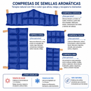 COMPRESAS DE SEMILLAS X 04 UND. (AZUL) - ARGUS
