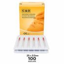 AGUJA DE ACUPUNTURA (25 x 0.5MM) X 100 UND. - C&D