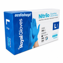 GUANTE DE NITRILO (CELESTE) X 100 UND. - ROYALE GLOVES