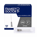 AGUJA HIPODERMICA ESTERIL X 100 UND. - DOCTOR FAMILY
