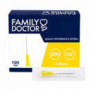 AGUJA HIPODERMICA ESTERIL X 100 UND. - DOCTOR FAMILY