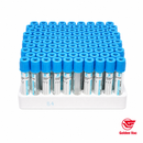 TUBO CELESTE CON CITRATO DE SODIO 3.2% (13 X 75MM) 3.6 ML. X 100 UND. - GOLDEN VAC