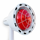LAMPARA DE LUZ INFRARROJO (275W) CON PEDESTAL Y FOCO.