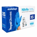 GUANTE DE NITRILO (CELESTE) X 100 UND. - ROYALE GLOVES