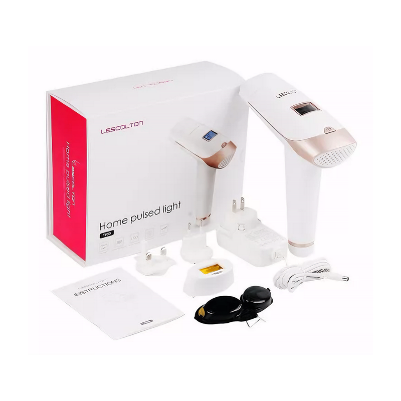 DEPILADORA LASER IPL T009 PORTATIL 300K FLASH - LESCOLTON