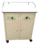 MESA AUXILIAR AMOBLADO CON CAJON (2 CUERPOS) RODABLE X 01 UND. - CROMADO - NACIONAL