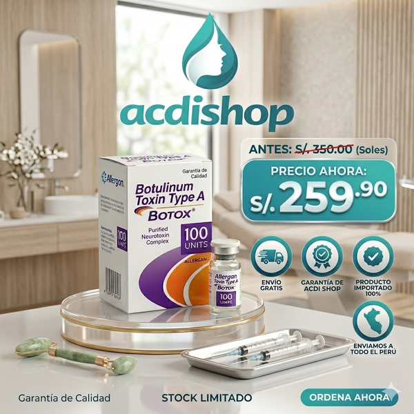 BOTOX TOXINA BOTULÍNICA TIPO (A) 100IU X 01 UND. - ALLERGAN