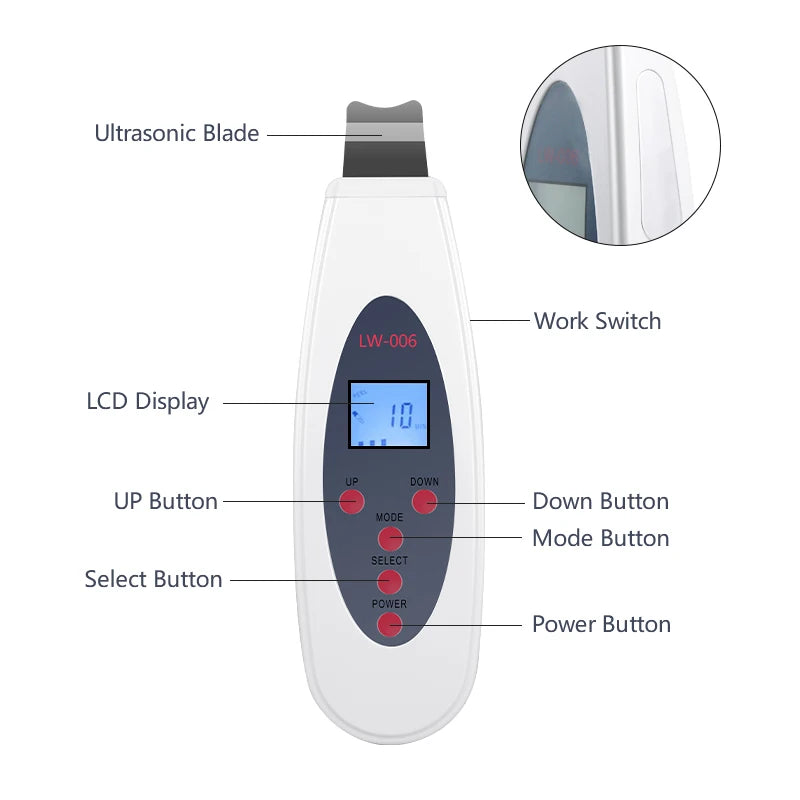 PALETA ULTRASÓNICA DIGITAL PROFESIONAL PORTATIL - LW006