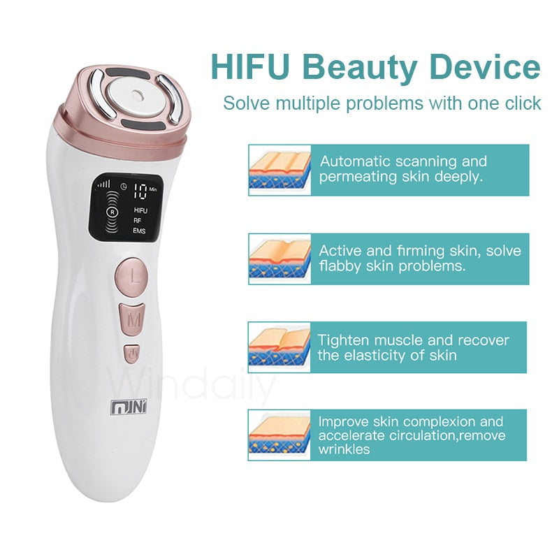 MÁQUINA HIFU 4 EN 1 RF FACIAL EMS