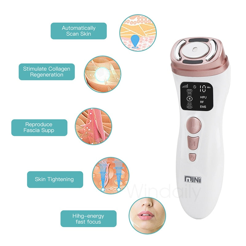 MÁQUINA HIFU 4 EN 1 RF FACIAL EMS