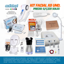 KIT FACIAL X08 UND. HERRAMIENTAS PARA TRATAMIENTOS DE BELLEZA