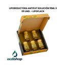 LIPOREDUCTORA ANTIFAT SOLUCIÓN 10ML X 05 UND. - LIPOFLACK