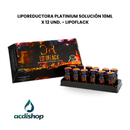 LIPOREDUCTORA PLATINIUM SOLUCIÓN 10ML X 12 UND. - LIPOFLACK