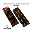 LIPOREDUCTORA ULTRA SOLUCIÓN 10ML X 08 UND. - LIPOFLACK