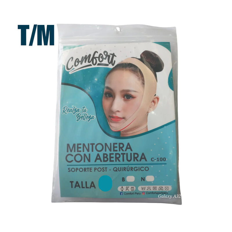 MENTONERA CON ABERTURA C-100 /01 UND. - COMFORT