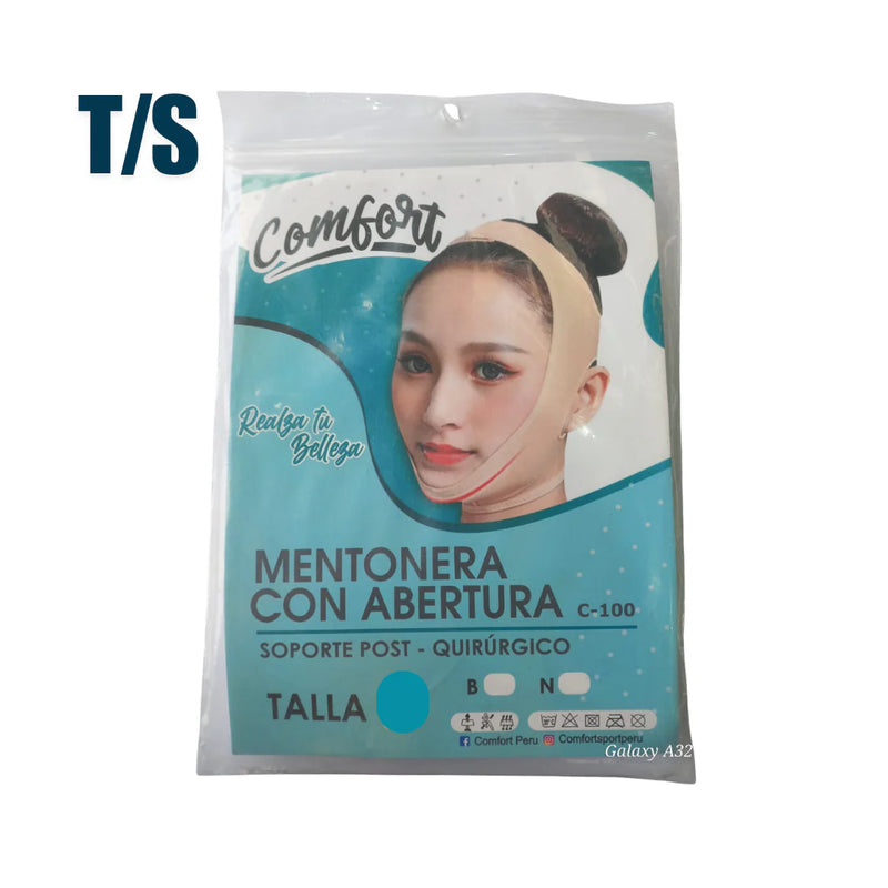 MENTONERA CON ABERTURA C-100 /01 UND. - COMFORT