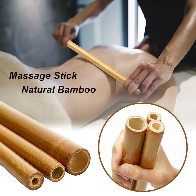 Kit de bambu para terapia de 9 pcs.