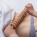 MASAJEADOR DE MADERA DE 12 RODILLOS