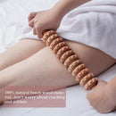 MASAJEADOR DE MADERA DE 12 RODILLOS