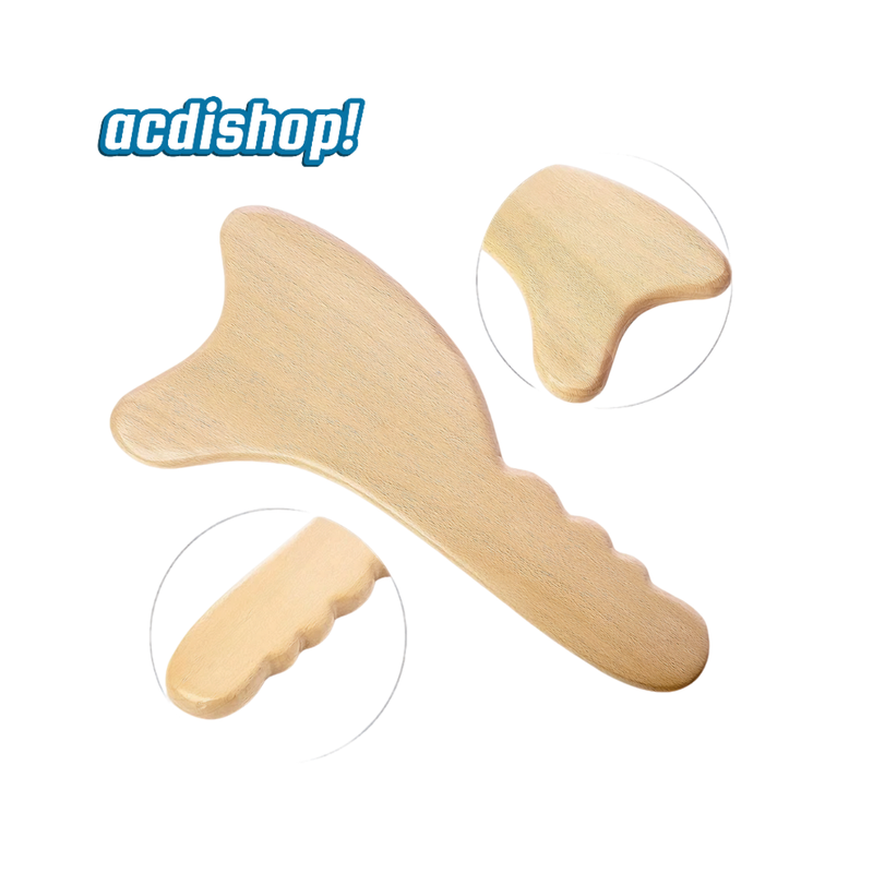 MASAJEADOR DE MADERA GUA SHA