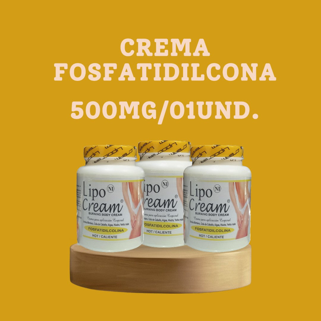 CREMA FOSFATIDILCOLINA DE 500G /01 UND. TAPA AMARILLO