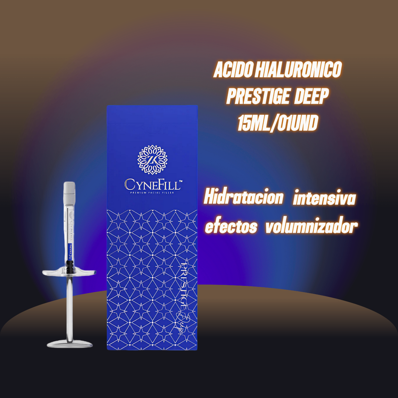 ÁCIDO HIALURÓNICO PRESTIGE DEEP 15ml /01 UND. - CYNEFILL