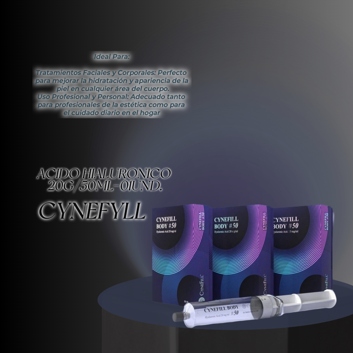 ACIDO HYALURONICO 20G/50ML - CYNEFILL BODY