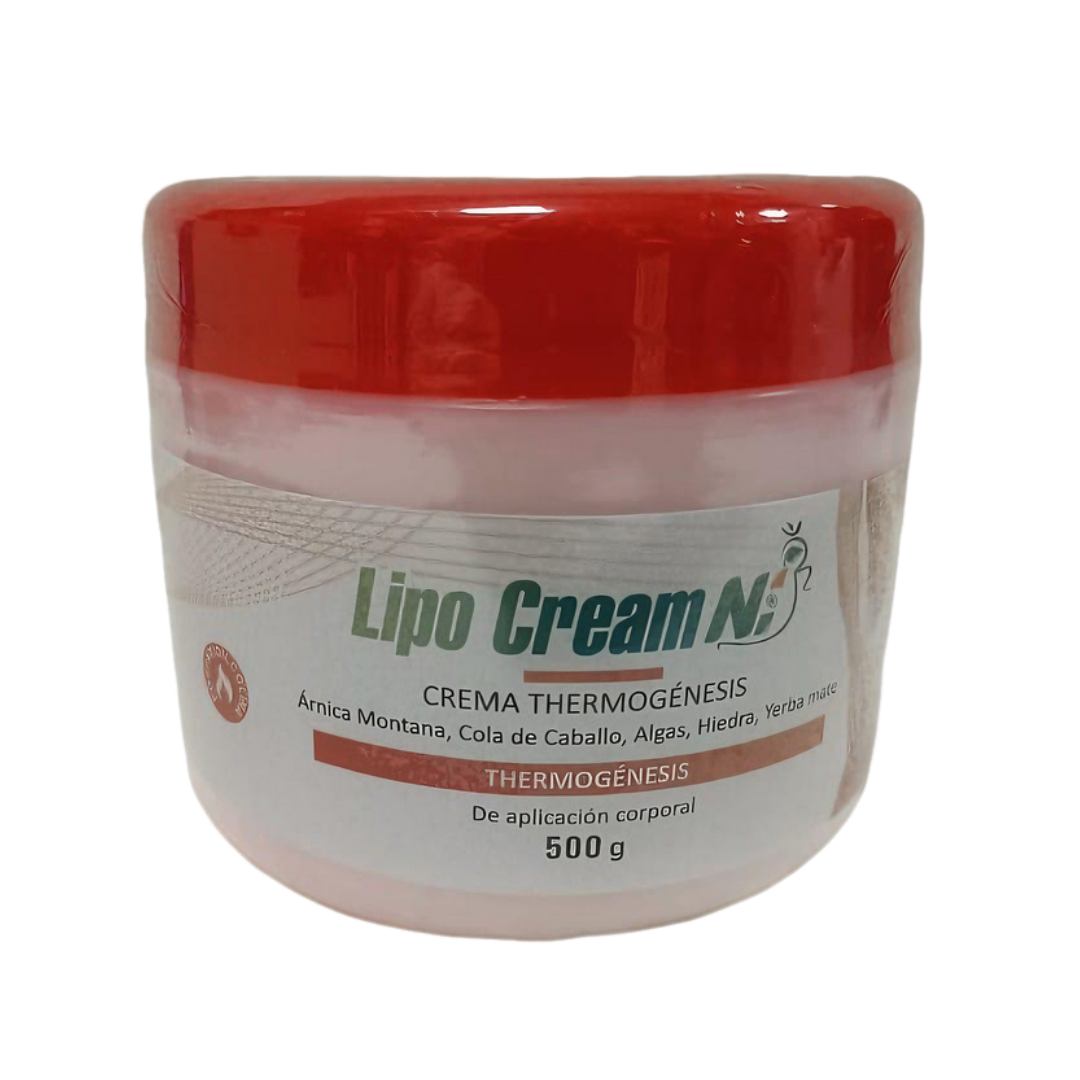 CREMA TERMOGÉNESIS CORPORAL 500G/01UND.- LIPO CREAM