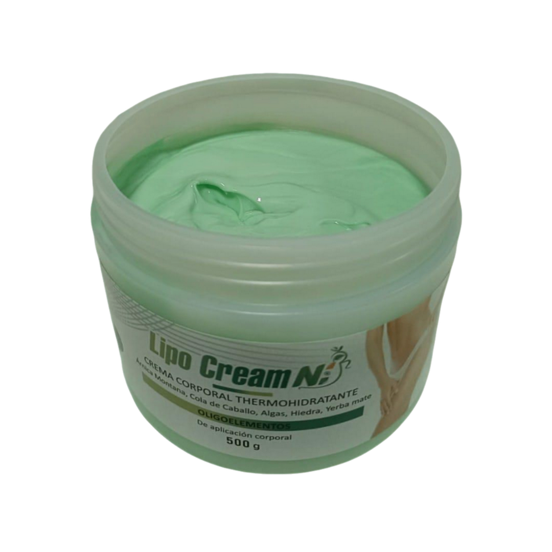 CREMA THERMOHIDRATANTE CORPORAL 500G/01UND.-LIPO CREAM