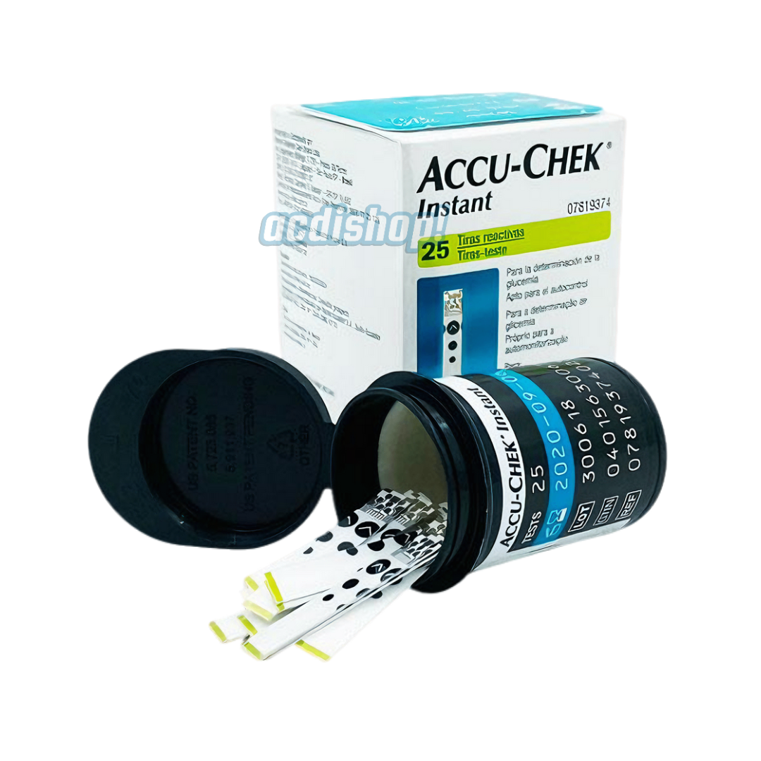 TIRAS REACTIVAS ACCU - CHEK  X 25 UNI