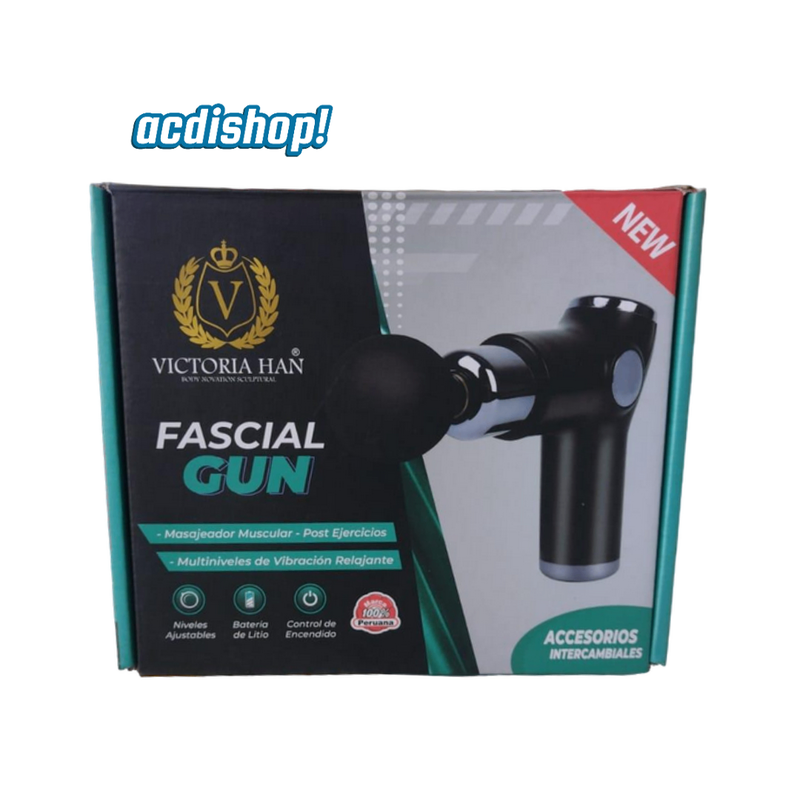 FASCIAL GUN PORTATIL ACCESORIOS INTERCAMBIABLES