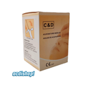 AGUJAS DE ACUPUNTURA 25 x 0.5 /100 UND. - C&D