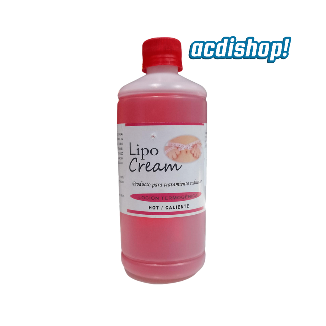 LOCIÓN TERMOGÉNICA 500ML LIPO CREAM