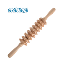 MASAJEADOR DE MADERA DE 9 RODILLOS