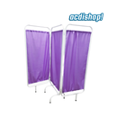 BIOMBO DE 3 CUERPOS CON CORTINA DE TELA