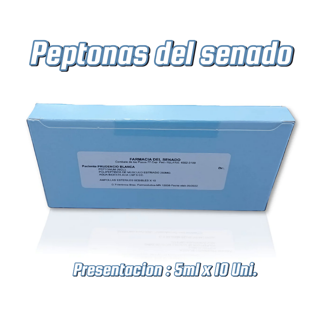 PEPTONAS LINFAR - FARMACIA DEL SENADO 5CC X10 UNIDADES