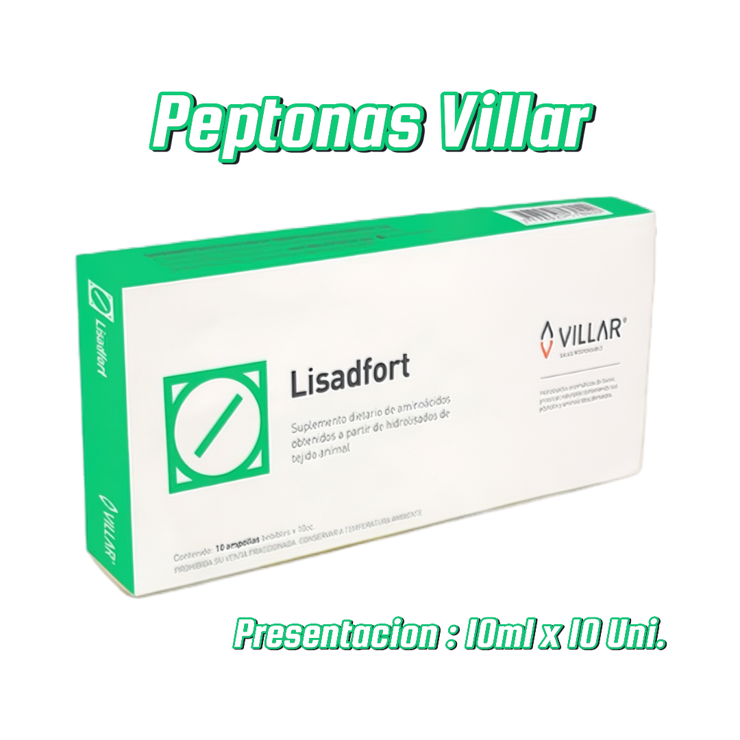 Peptonas Villar 10CC X 10 Unidades- Lisadfort