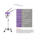 VAPORIZADOR DE 2 BRAZOS CON OZONO FRIO Y CALIENTE